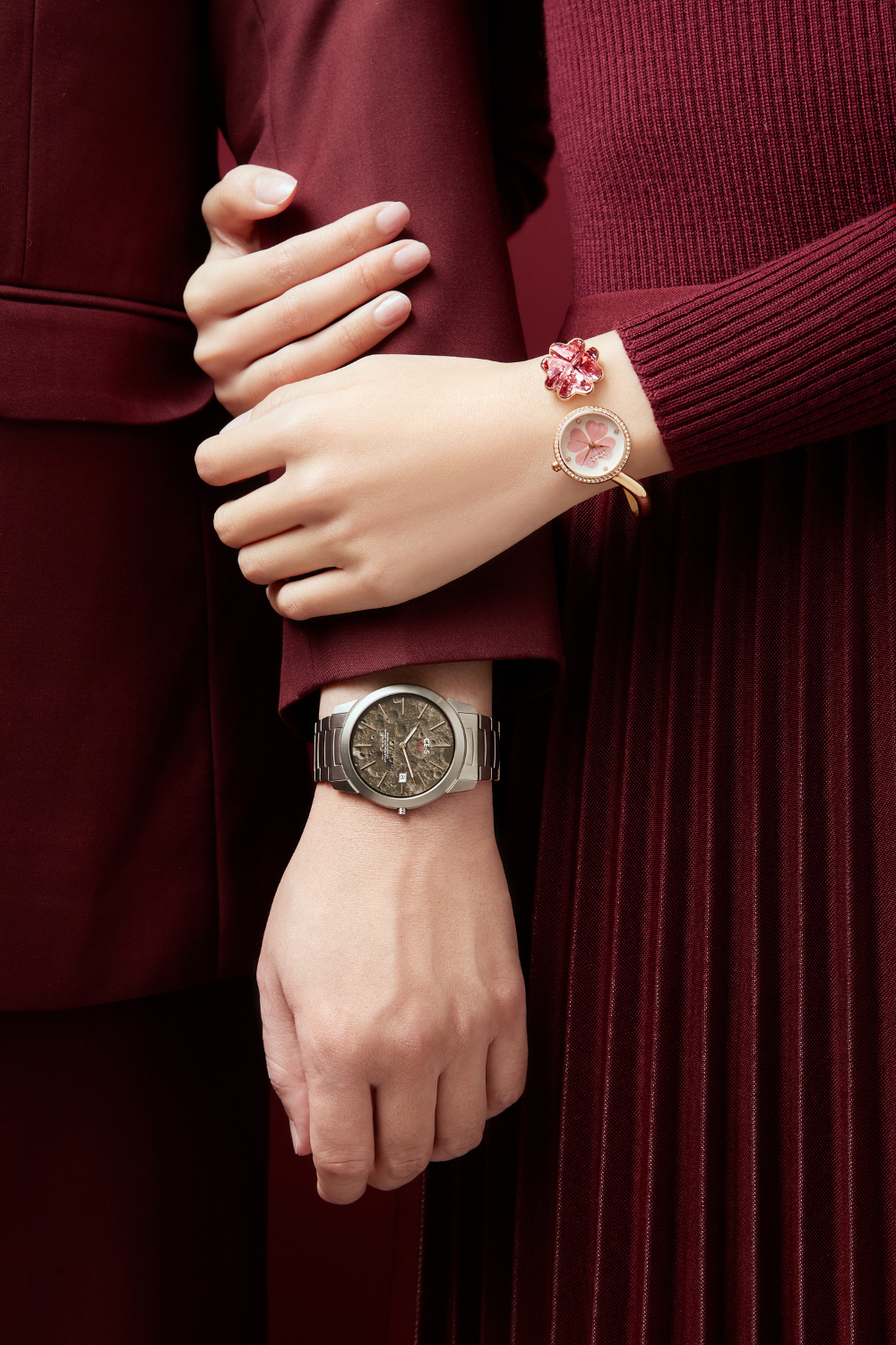 Luxury Couple Watches Photoshoot Prompt