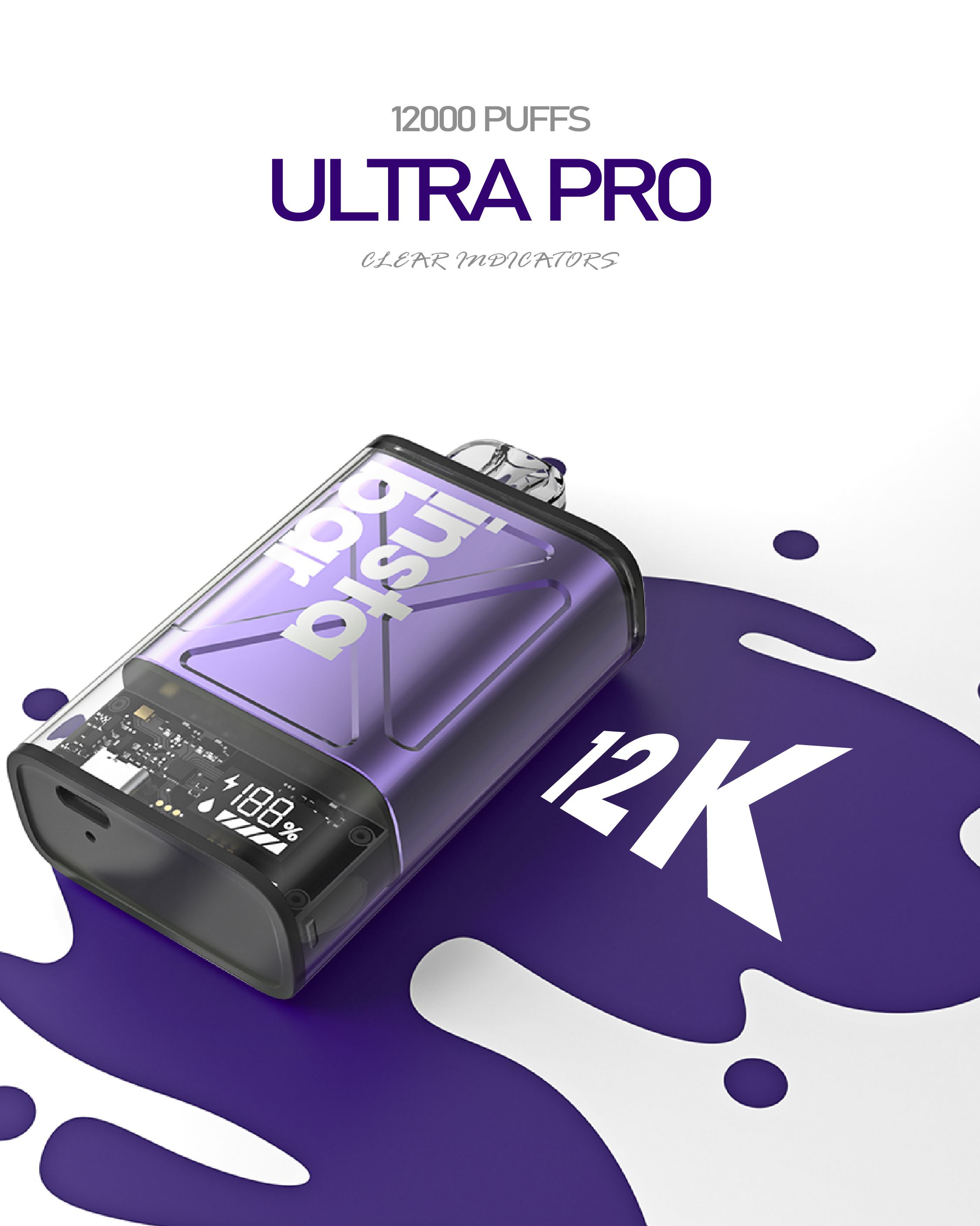 Modern Vape Device Commercial Product Photography Prompt