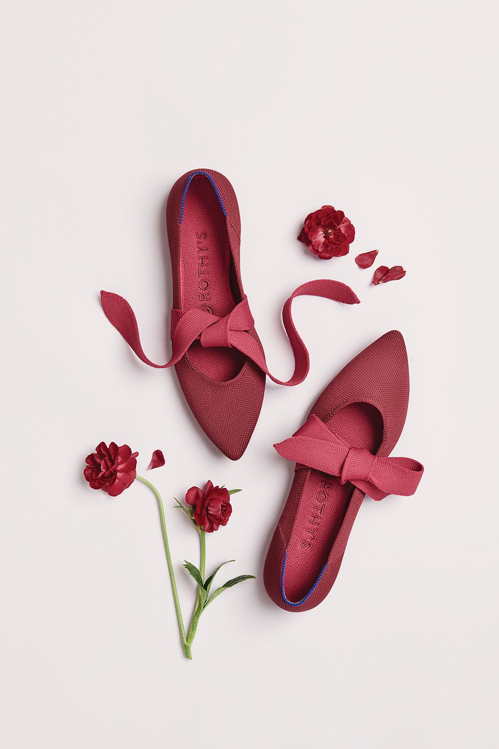 Pointed Ballet Flats Product Photography Prompt