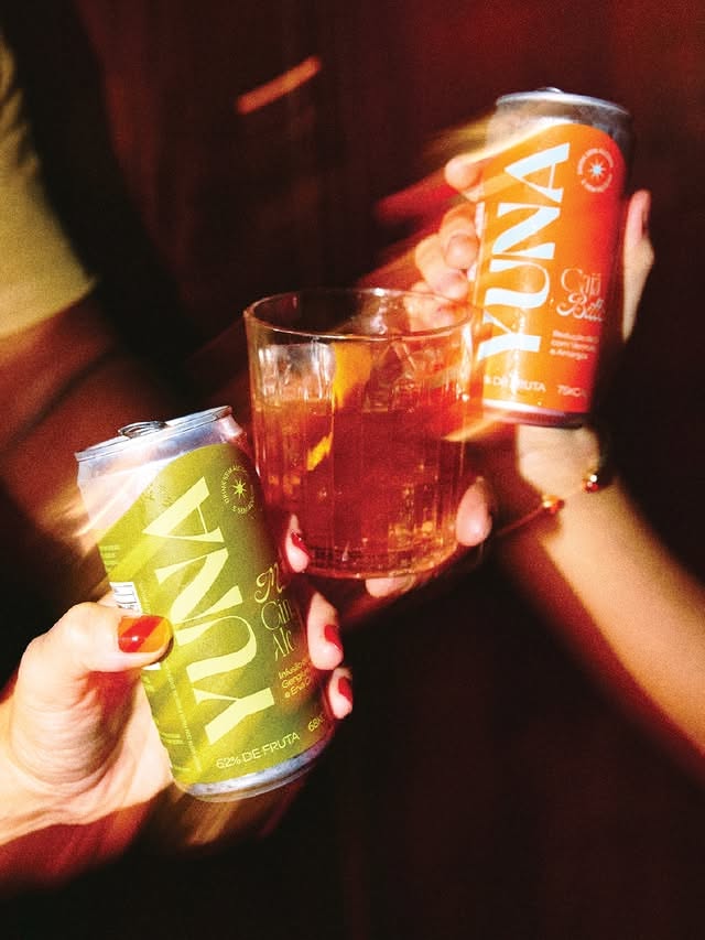 Canned Beverage Nightlife Product Photography Prompt