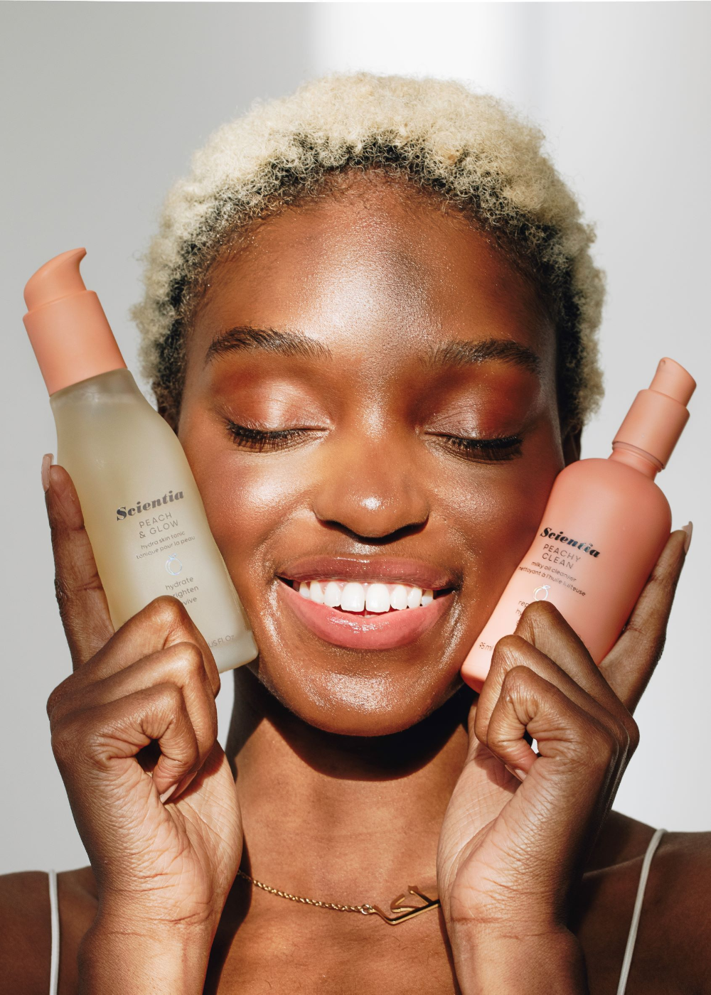 Skincare Bottled Duo Beauty Photoshoot Prompt