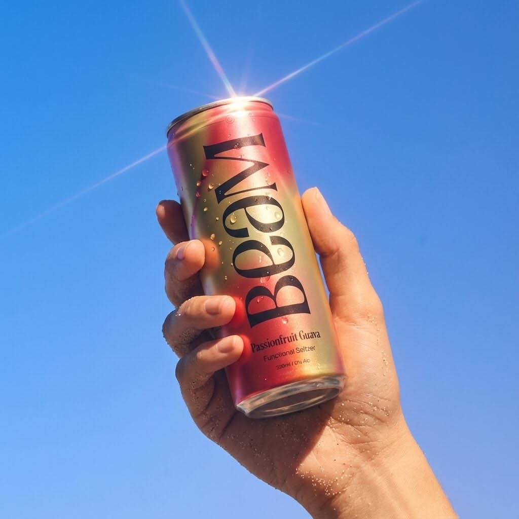 Canned Beverage Product Photography AI Prompt