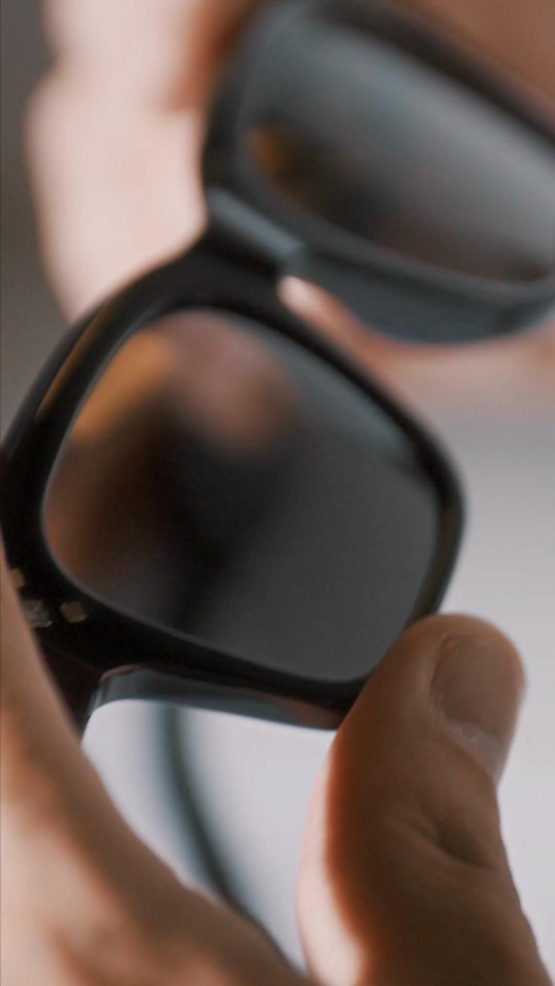 Black Sunglasses Macro Product Photography Prompt