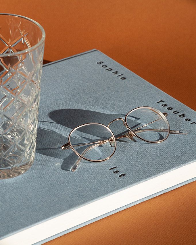 Minimalist Eyeglasses Product Photography Prompt