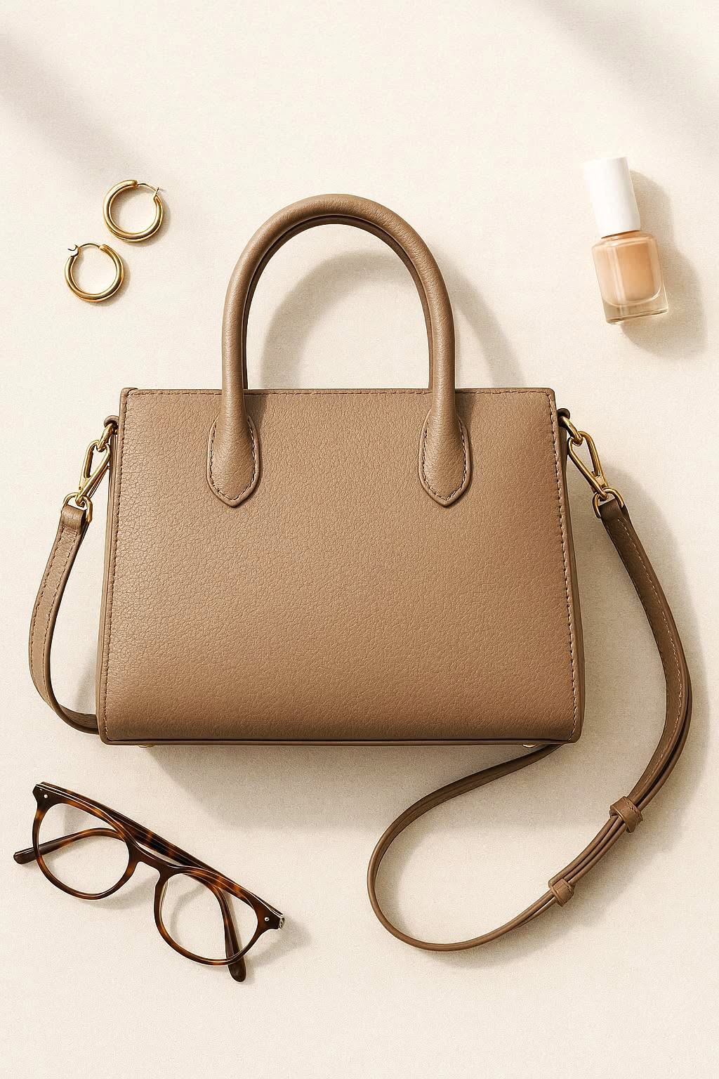 Leather Handbag Product Photography Prompt