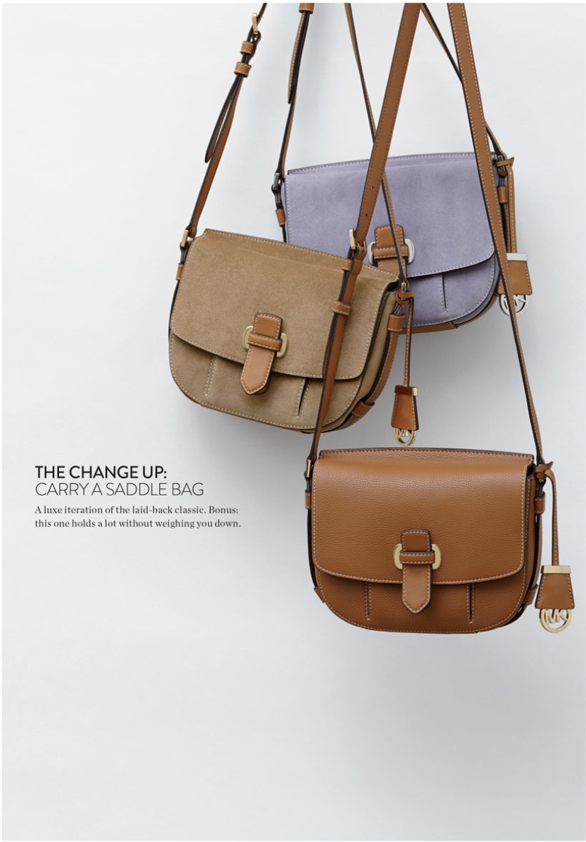 Leather Saddle Crossbody Handbags Photoshoot Prompt