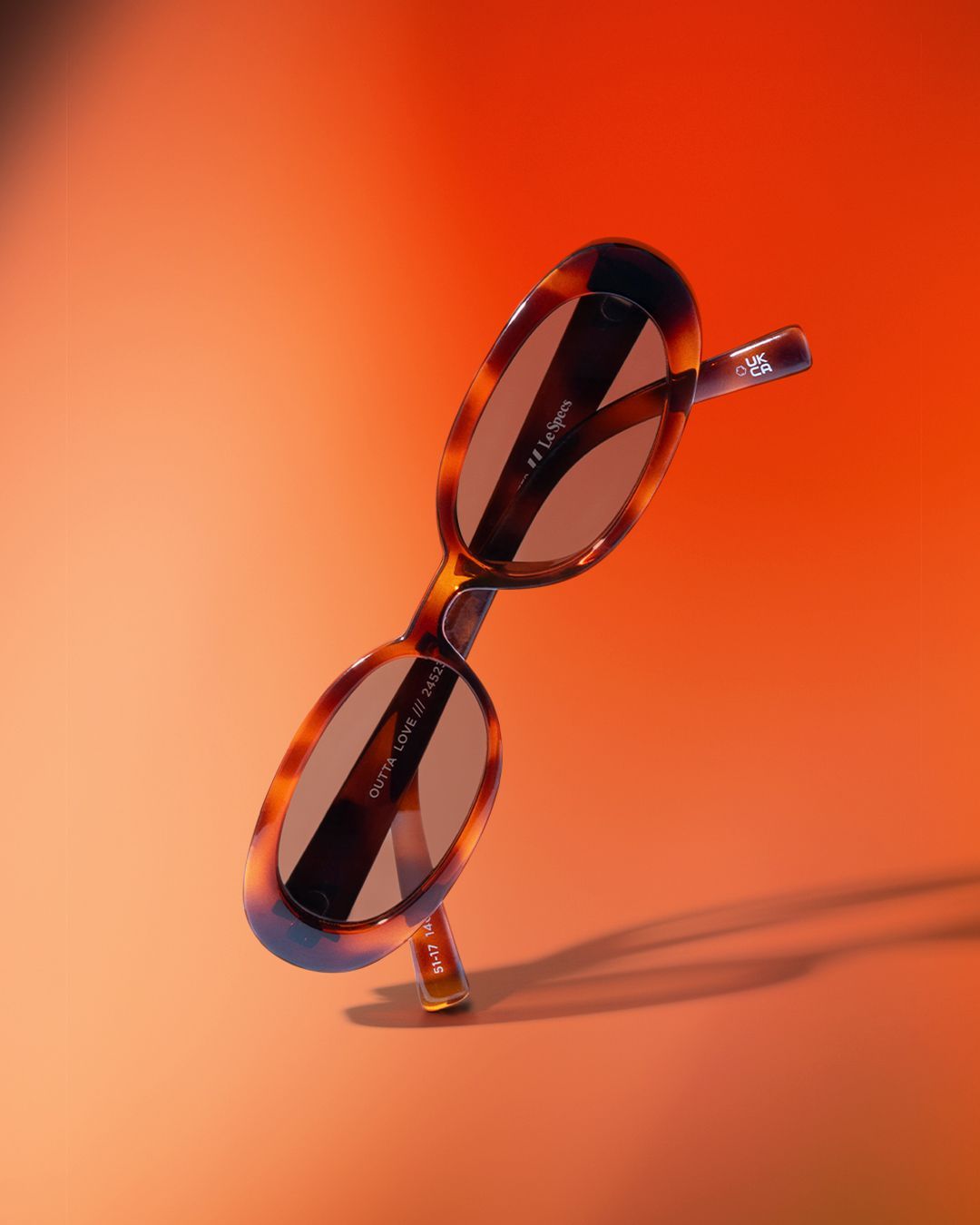 Tortoiseshell Sunglasses Product Photography Prompt