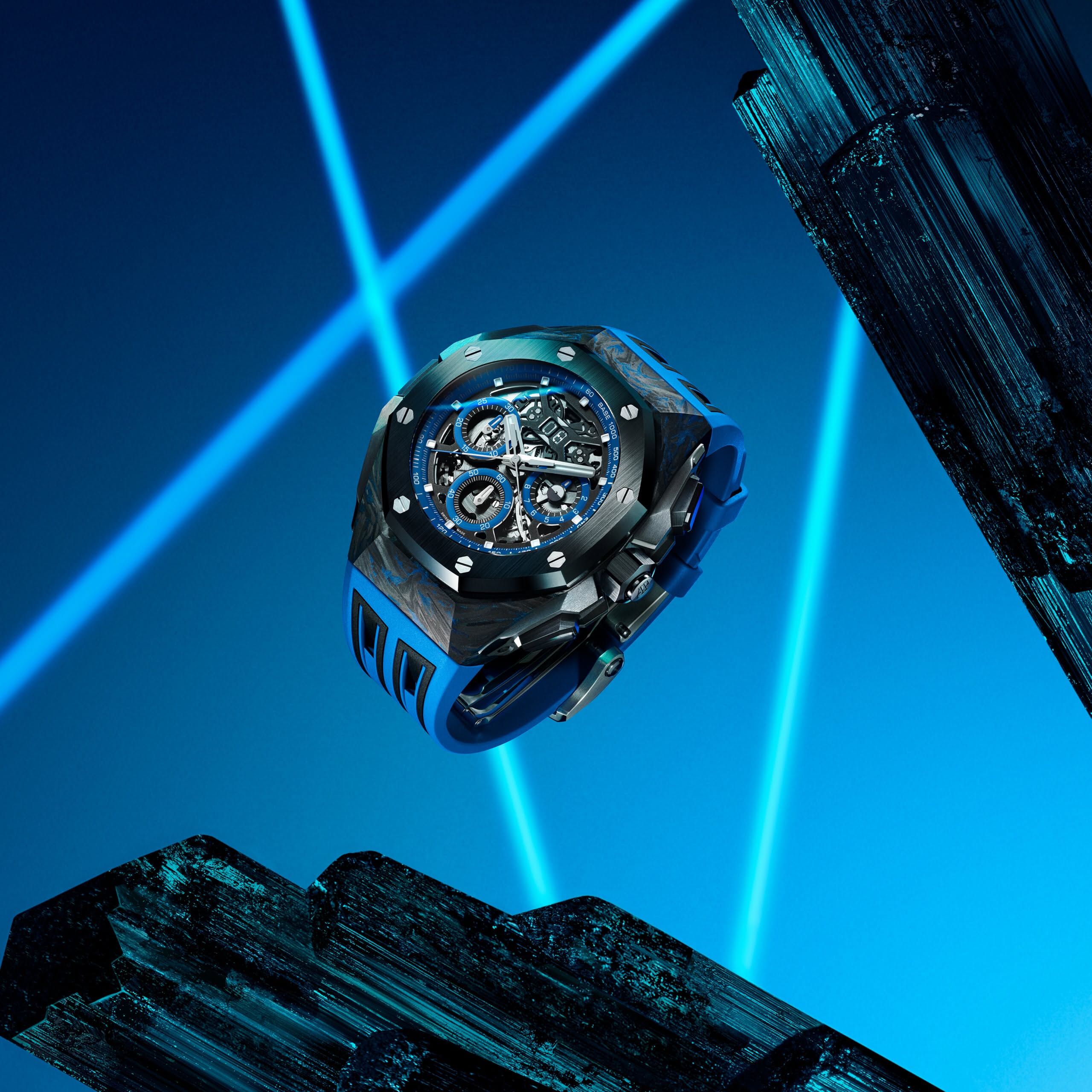 Luxury Sports Watch Futuristic Studio Product Photography AI Prompt
