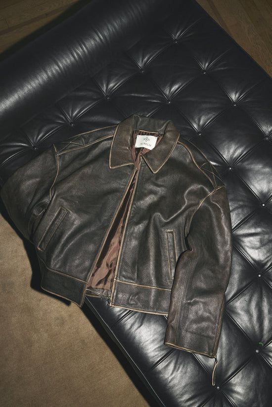 Leather Bomber Jacket Product Photography Prompt