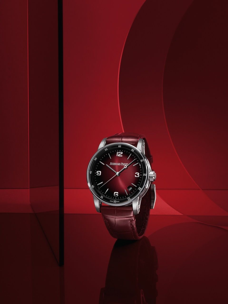 Luxury Red Dial Watch Product Photography Prompt