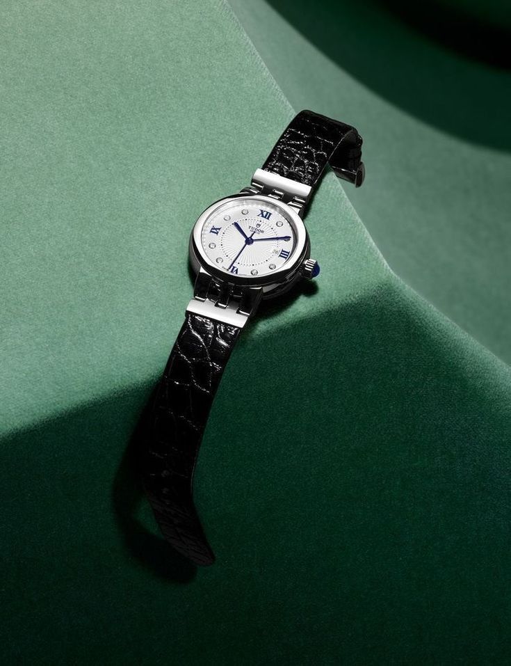 Luxury Dress Watch on Green Velvet AI Prompt