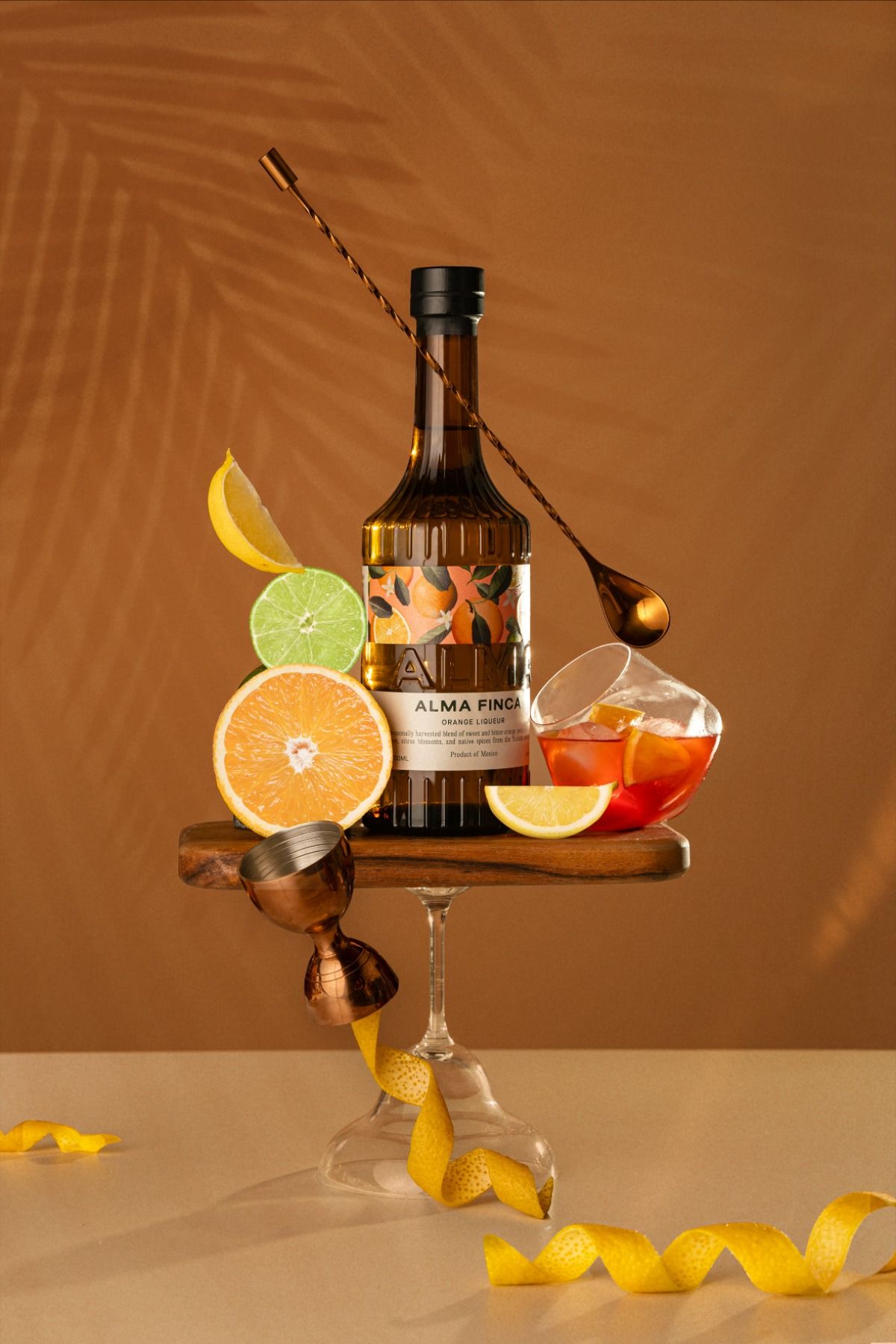 Orange Liqueur Product Photography AI Prompt