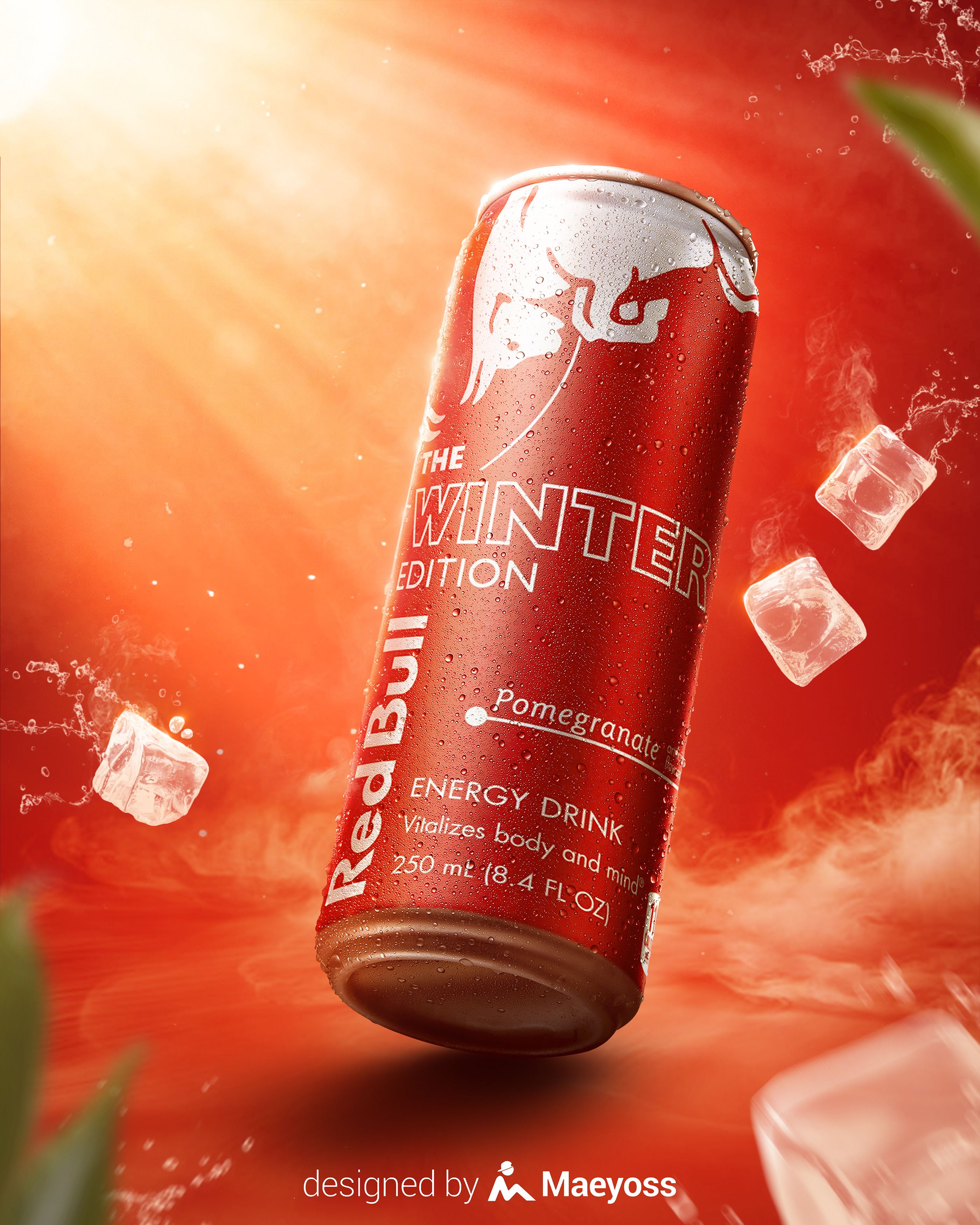 Canned Energy Drink Commercial Photography AI Prompt