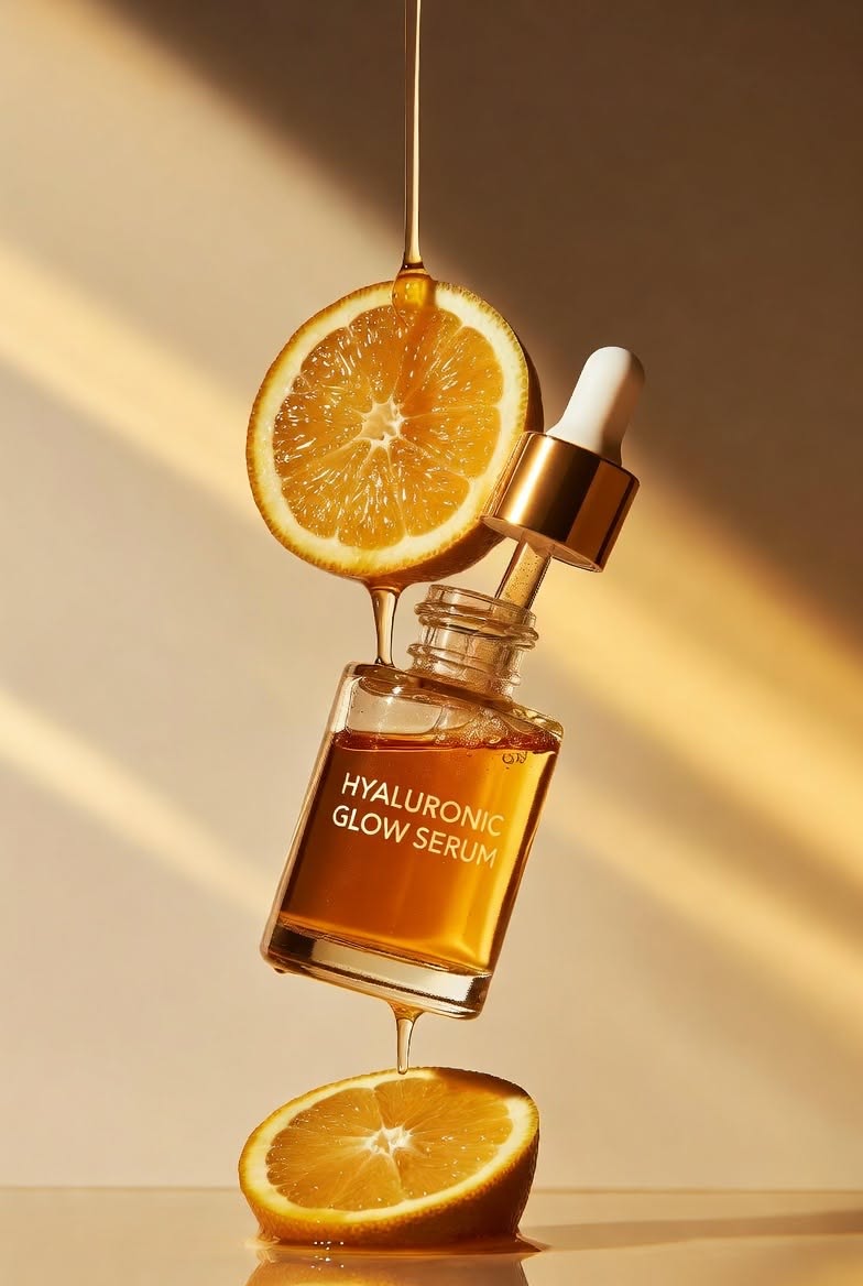 Glow Serum Product Photography Prompt