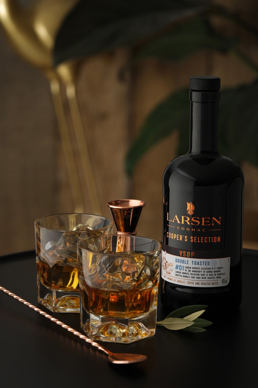 Cognac Bottle Product Photography AI Prompt