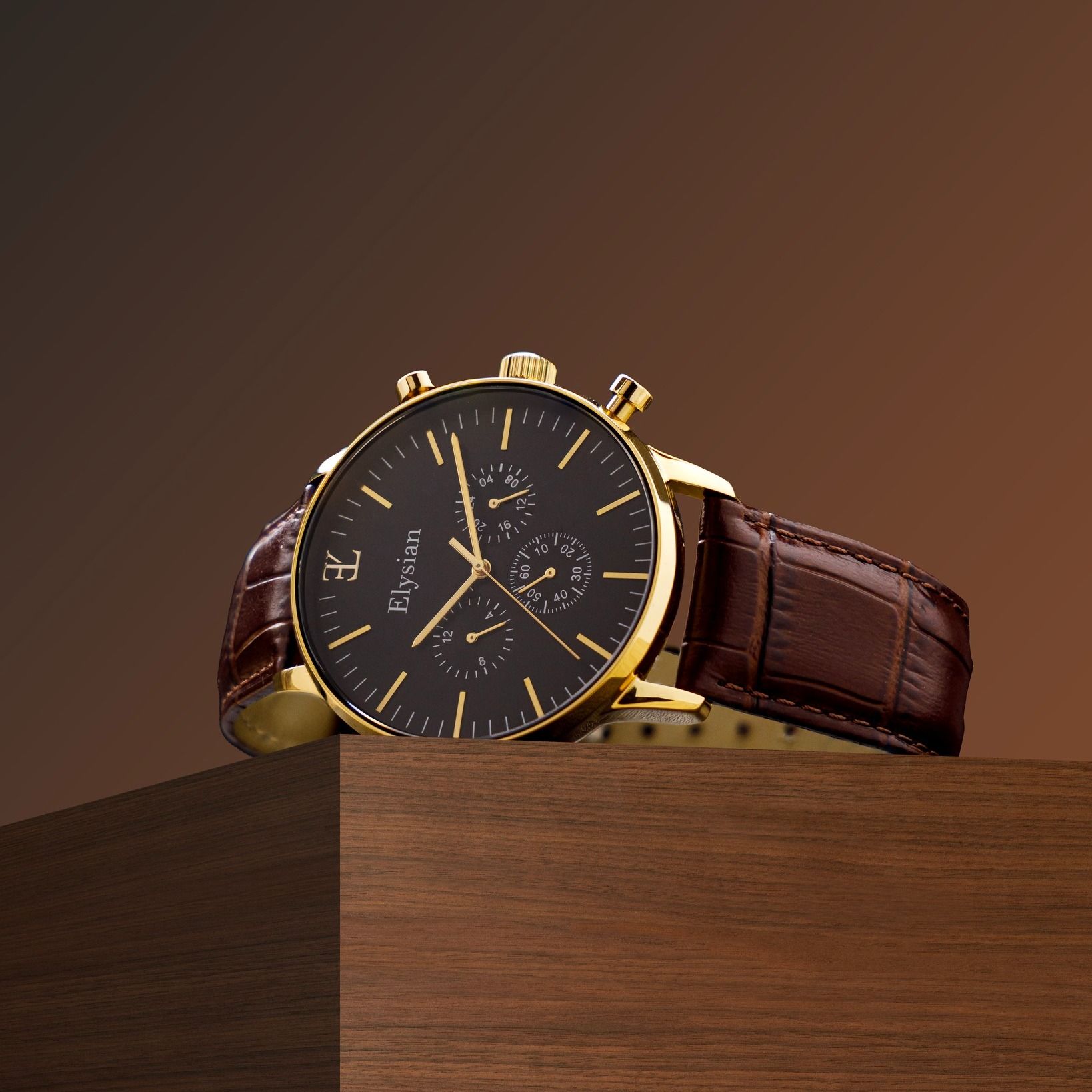 Luxury Chronograph Watch Product Photography Prompt