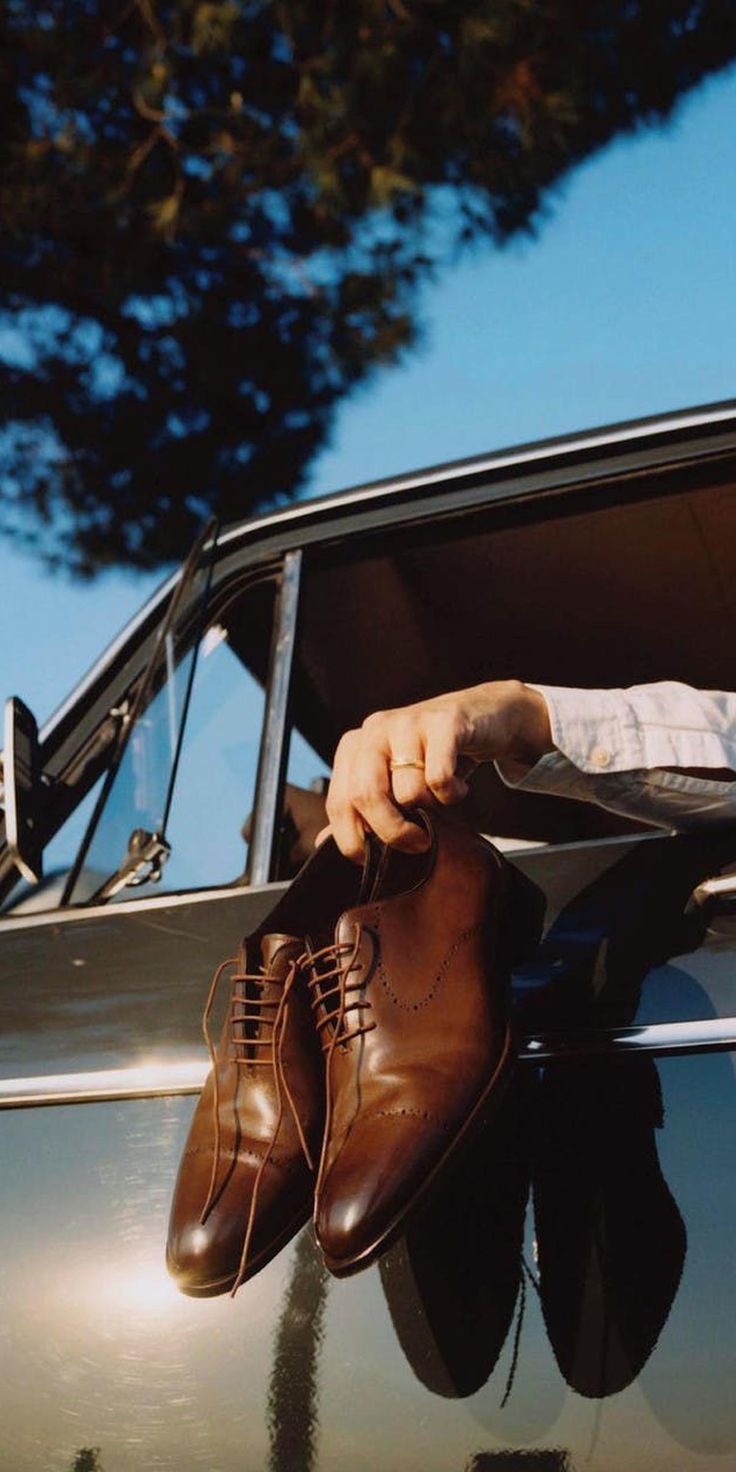 Brown Leather Dress Shoes AI Prompt