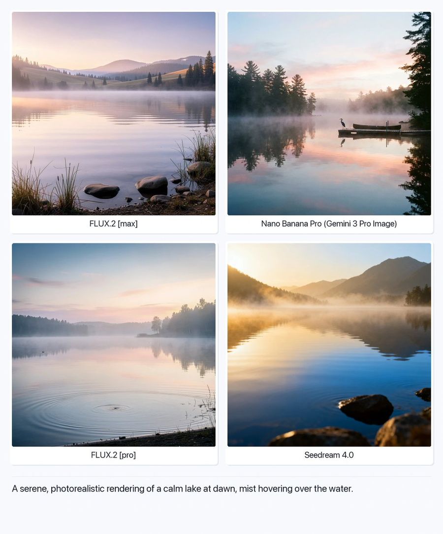 Serene Lake at Dawn
