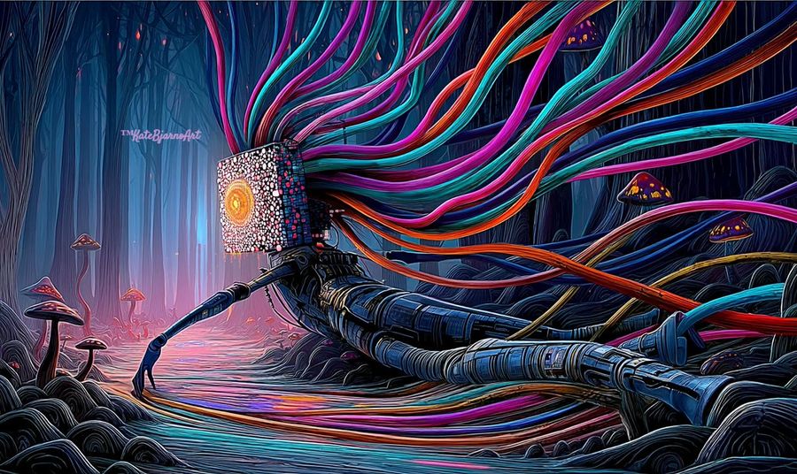 Artwork Description for GPT 5.1 Instant