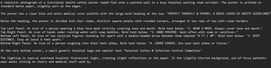 Complex Text and Diagrams Prompt (Screenshot)