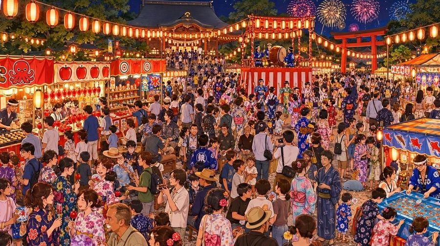 Hidden Isopod Matsuri Scene