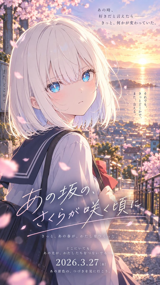 Cherry Blossom Anime Movie Poster