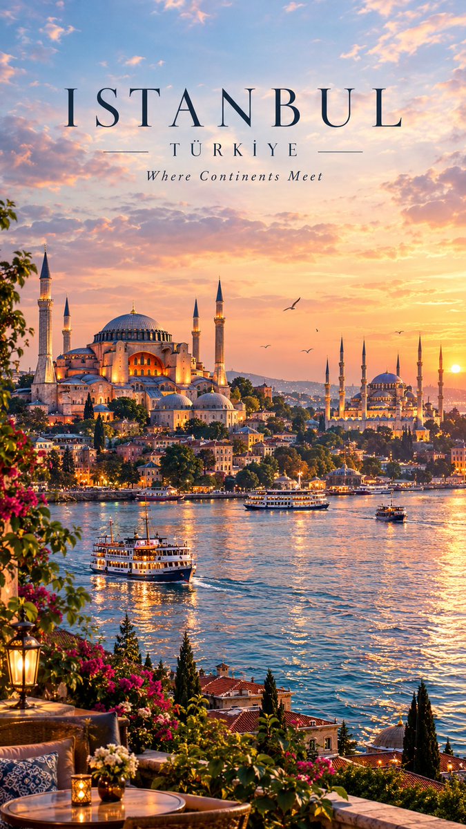 Cinematic Sunset Mosque Landscape