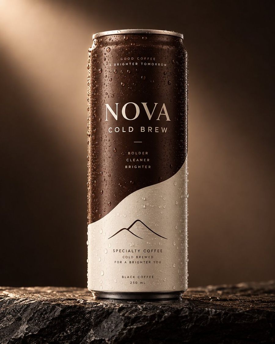 Premium Cold Brew Can Poster