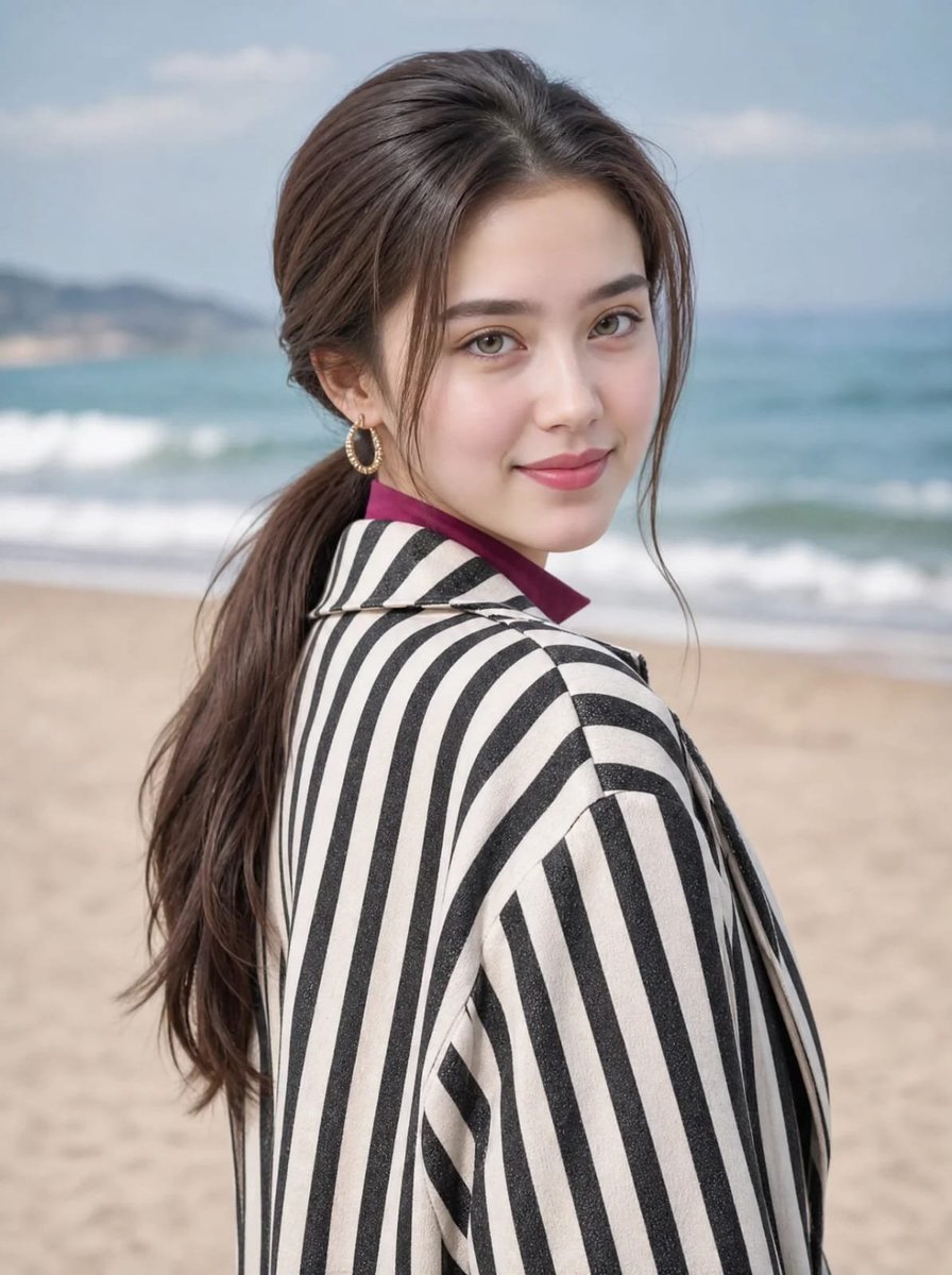 Editorial Portrait on the Beach