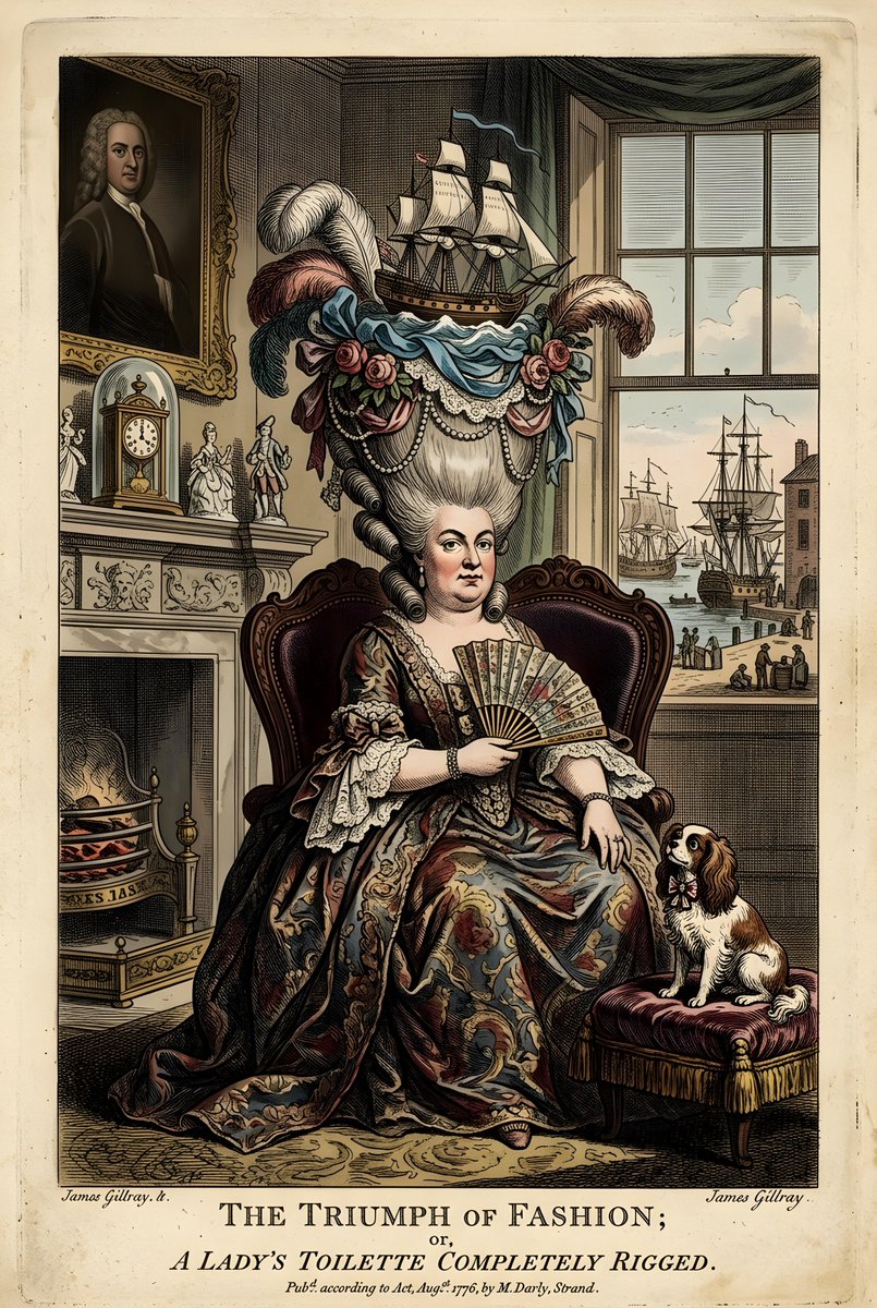 Vintage British Caricature Satire