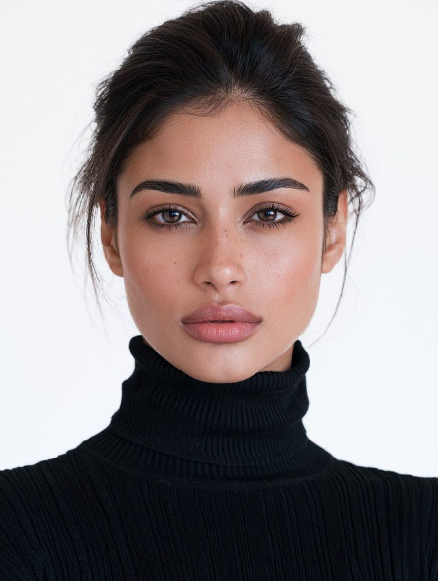 Cinematic South Asian Model Portrait
