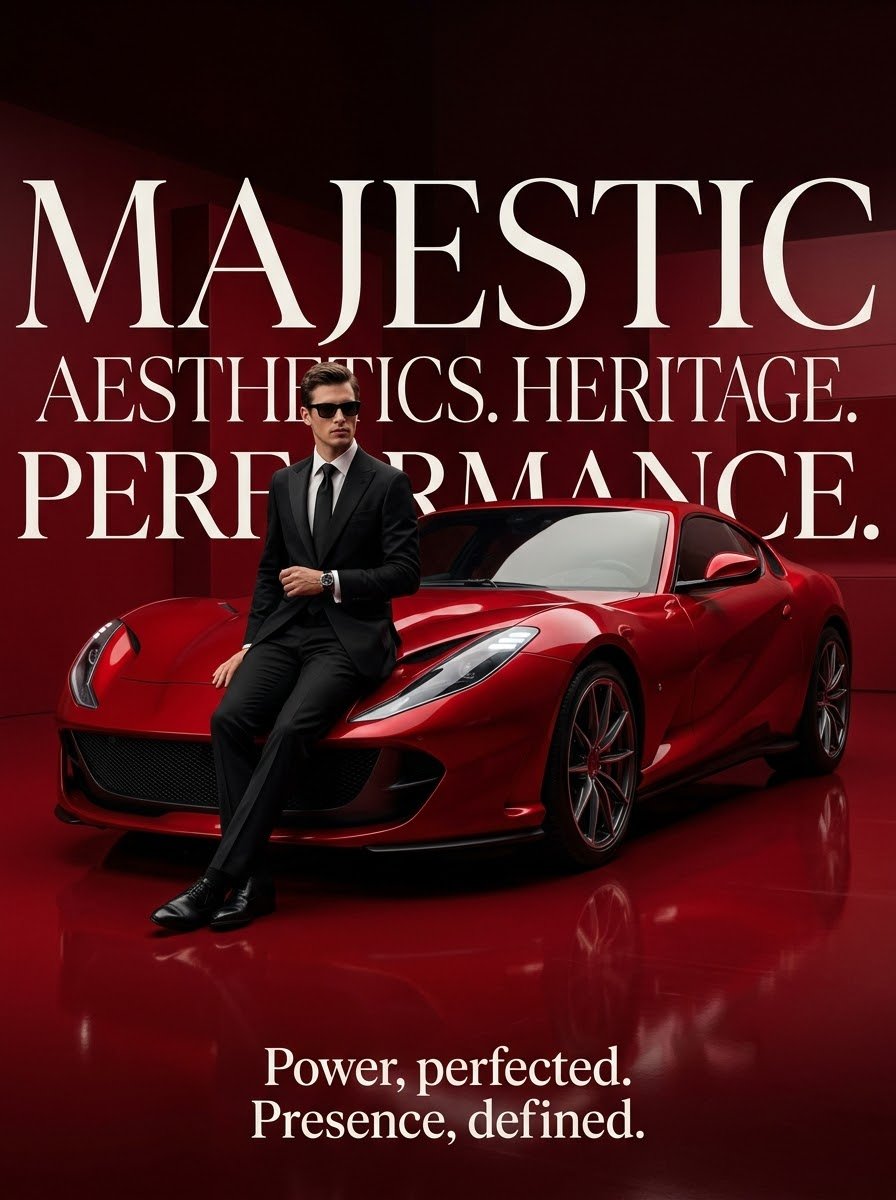 Luxury Surrealist Automotive Poster