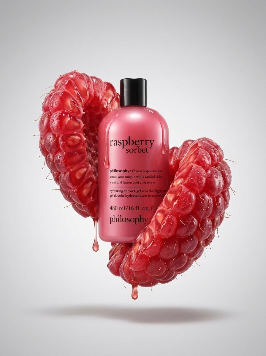 Raspberry Shell Product Photography