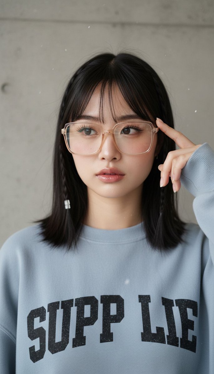 Casual Streetwear Studio Portrait