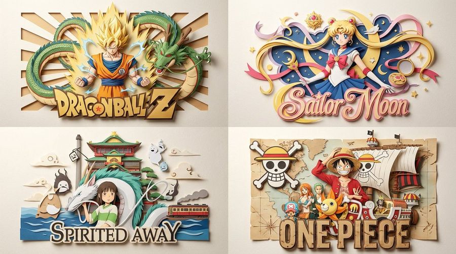 Paper Relief Anime Style