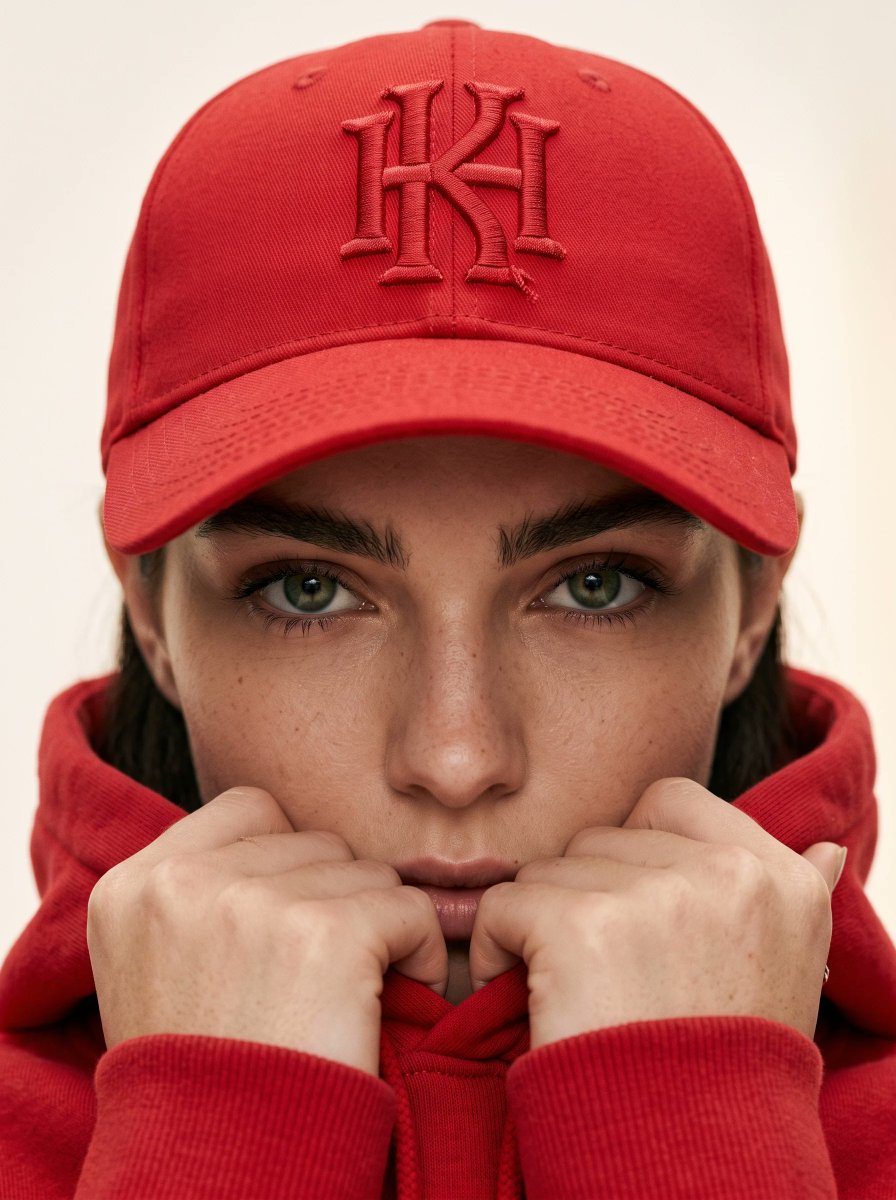 Tight Red Cap Fashion CloseUp