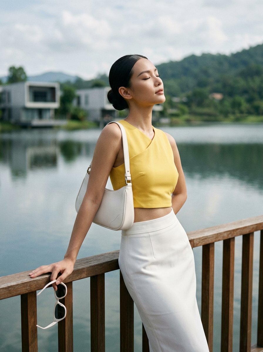 Modern Luxury Lakeside Fashion