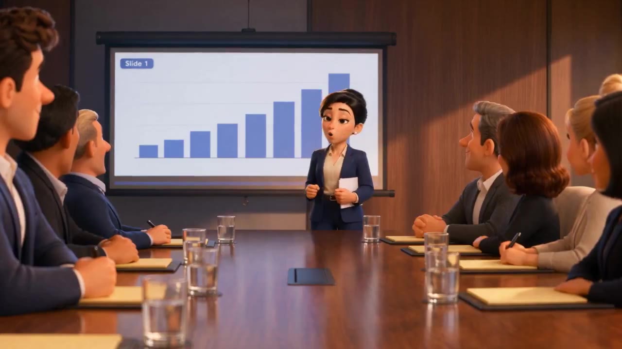 Cinematic Boardroom Scene Sequence
