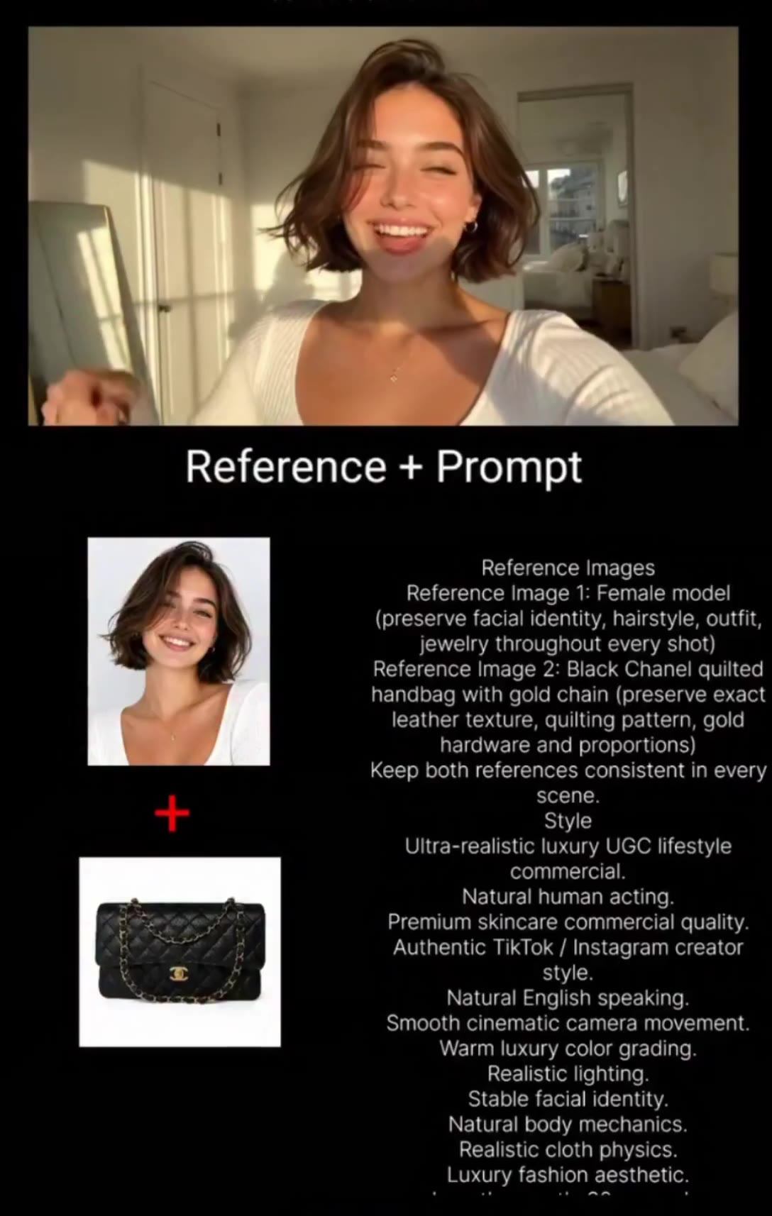 Realistic Chanel Bag Luxury UGC Commercial