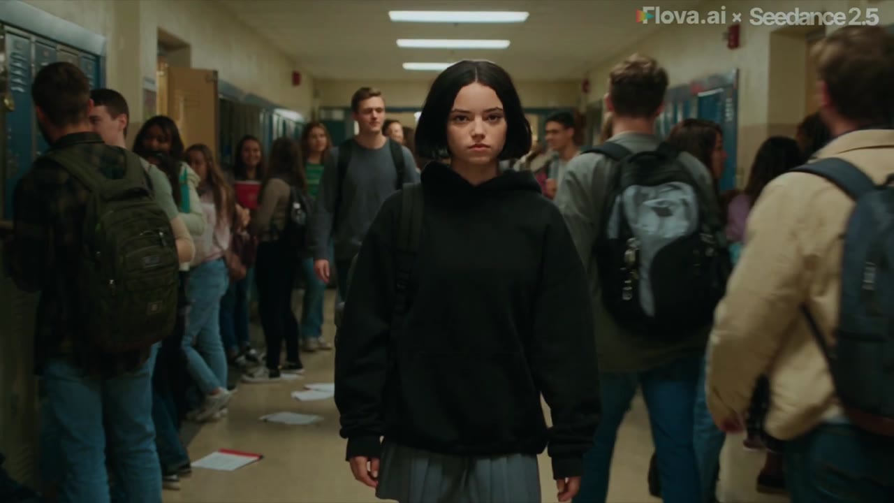 High School Superhero Action Sequence